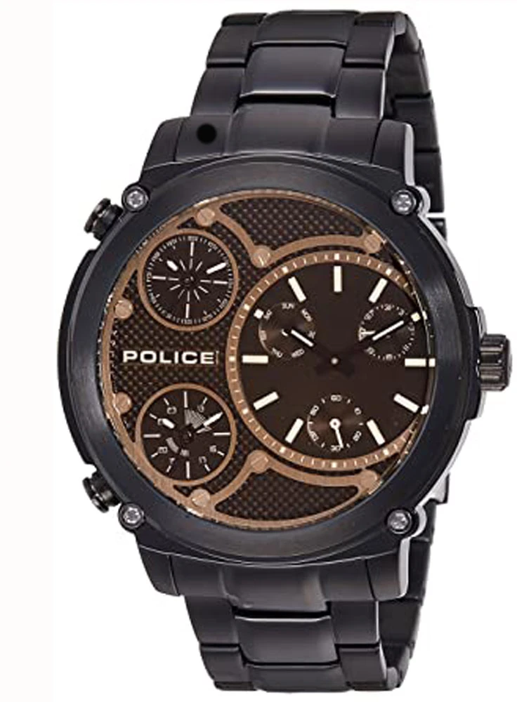 Laikrodis POLICE PL14830JBB02M. Kwarcowy, Kolor juoda. Mężczyzna.