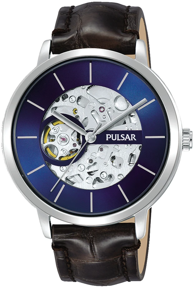 Laikrodis PULSAR P8A007X1. Kwarcowy, Kolor mėlyna. Mężczyzna.