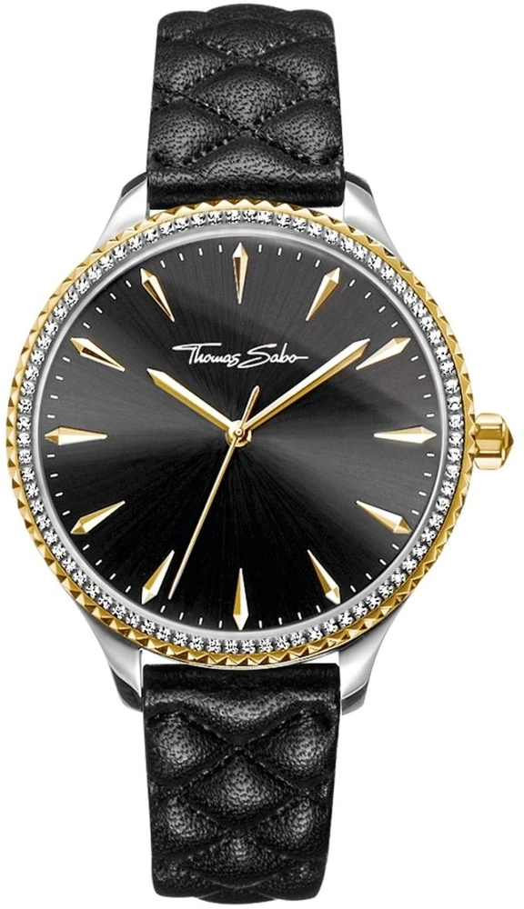 Laikrodis THOMAS SABO WA03232212033. Kwarcowy, Kolor juoda. Kobieta.