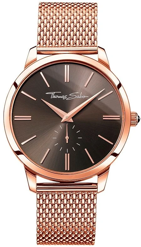 Laikrodis THOMAS SABO WA01772652064. Kwarcowy, Kolor ruda. Unisex.