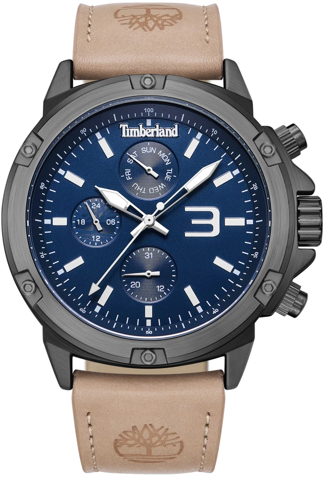 Laikrodis TIMBERLAND TDWGF9002902. Kwarcowy, Kolor mėlyna. Mężczyzna.