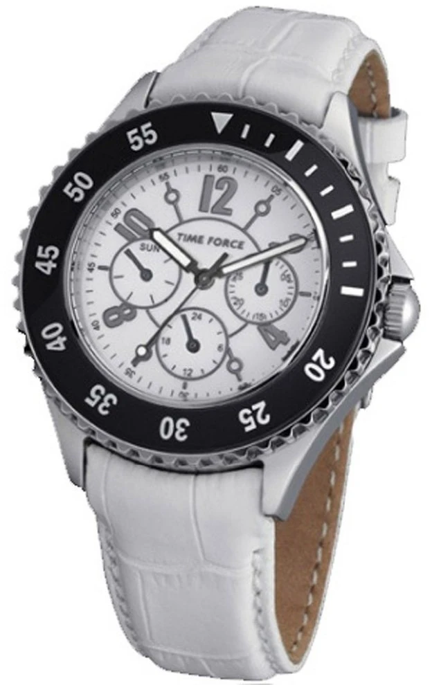 Laikrodis TIME FORCE TF3300L02. Kwarcowy, Kolor balta. Kobieta.