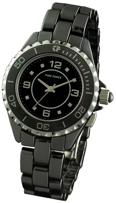 Laikrodis TIME FORCE TF4184L01M. Kwarcowy, Kolor juoda. Kobieta.