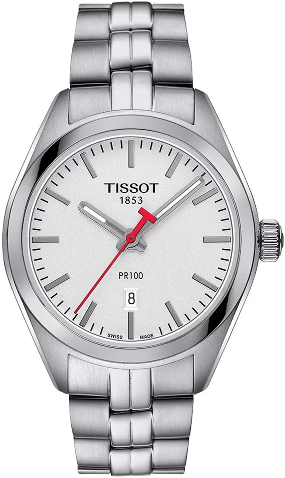 Laikrodis TISSOT T101210110310. Kwarcowy, Kolor pilka. Kobieta.