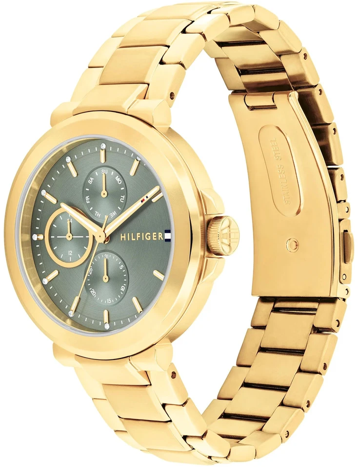 Laikrodis TOMMY HILFIGER 1782755. Kwarcowy, Kolor žalia. Kobieta.