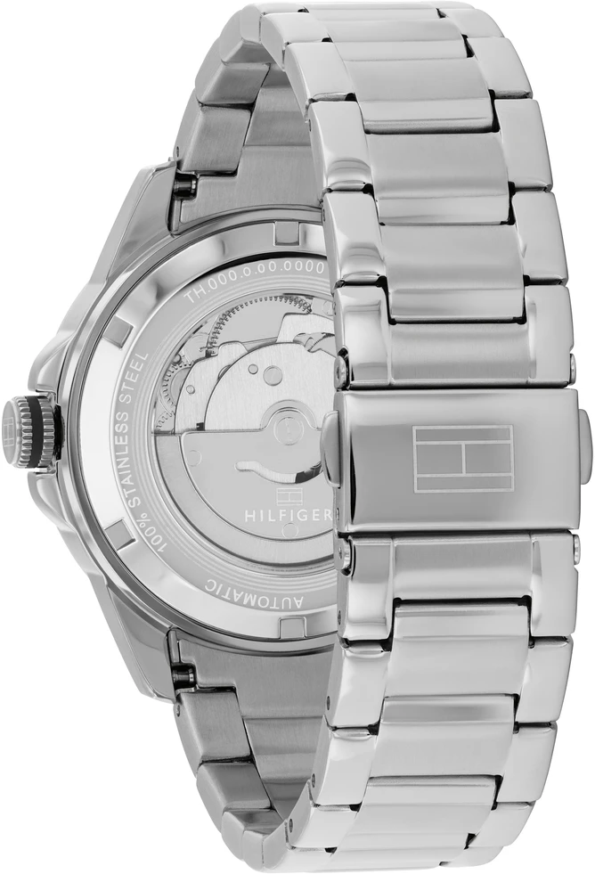 Laikrodis TOMMY HILFIGER 1710692. Automatinis, Juoda Spalv. Vyriški.