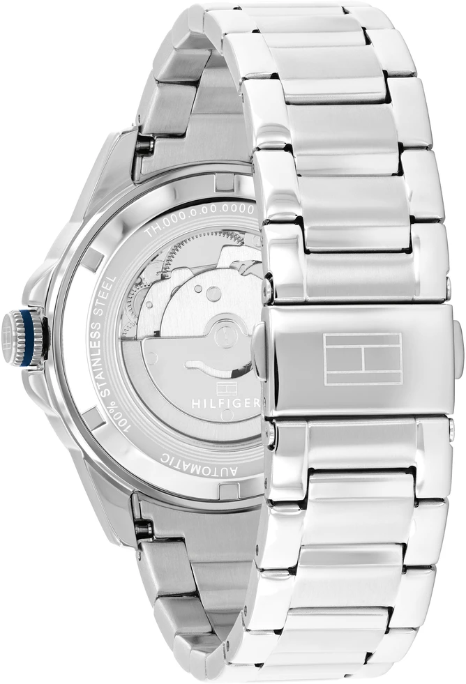 Laikrodis TOMMY HILFIGER 1710695. Automatinis, Balta Spalv. Vyriški.