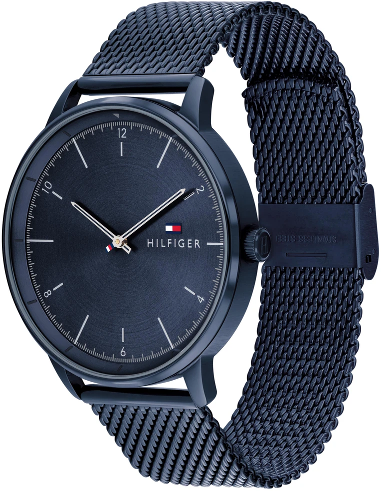 Laikrodis TOMMY HILFIGER 1791841. Kvarcas, Spalva mėlyna. Žmogus.