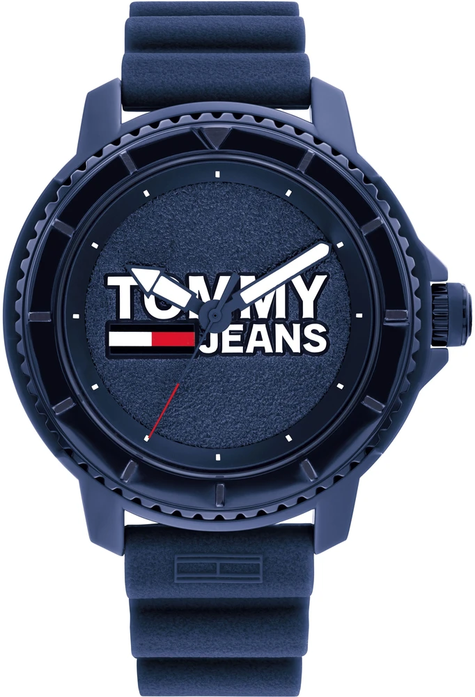 Laikrodis TOMMY HILFIGER 1792000. Kwarcowy, Kolor mėlyna. Mężczyzna.