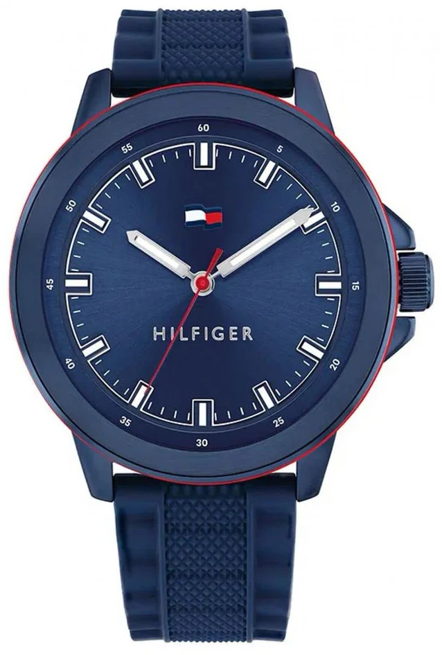 Laikrodis TOMMY HILFIGER 1792022. Kwarcowy, Kolor mėlyna. Mężczyzna.