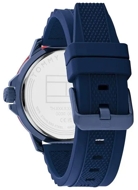 Laikrodis TOMMY HILFIGER 1792022. Kwarcowy, Kolor mėlyna. Mężczyzna.