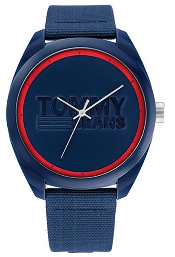Laikrodis TOMMY HILFIGER 1792041. Kwarcowy, Kolor mėlyna. Mężczyzna.
