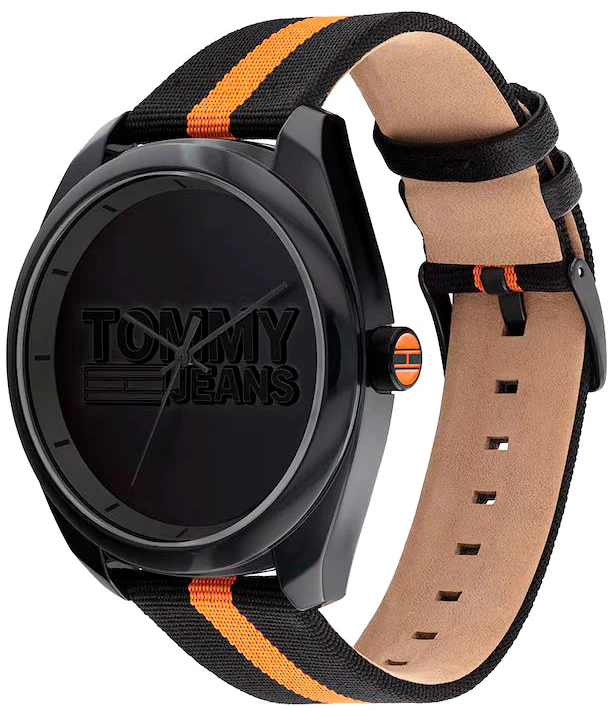 Laikrodis TOMMY HILFIGER 1792042. Kwarcowy, Kolor juoda. Mężczyzna.