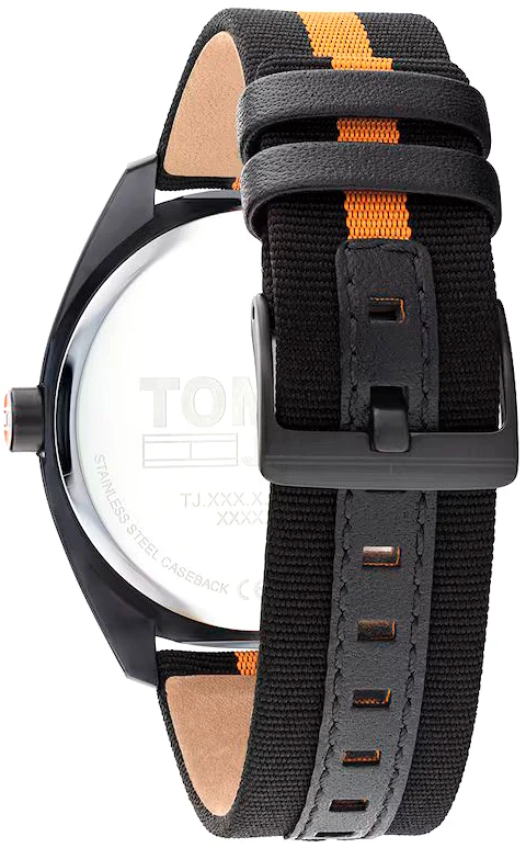 Laikrodis TOMMY HILFIGER 1792042. Kwarcowy, Kolor juoda. Mężczyzna.