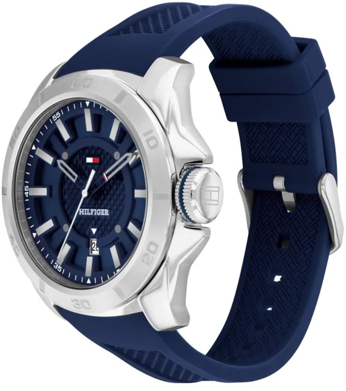 Laikrodis TOMMY HILFIGER 1792134. Kvarcas, Spalva mėlyna. Žmogus.