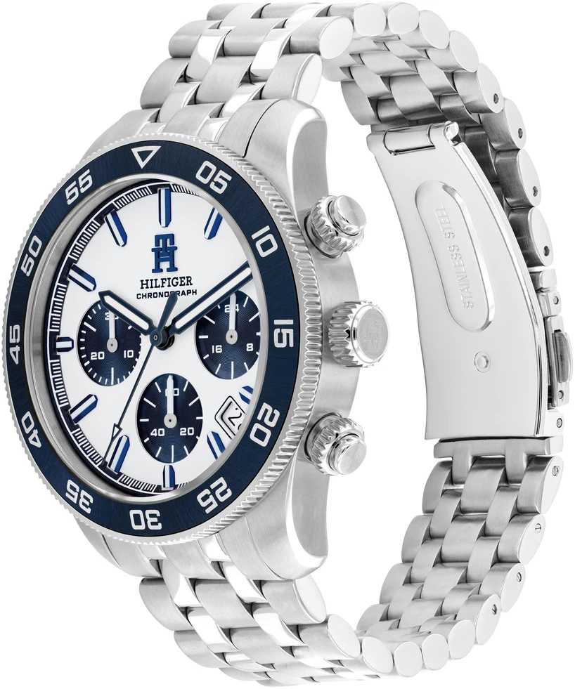 Laikrodis TOMMY HILFIGER 1792157. Kvarcas, Balta Spalva. Vyriški.
