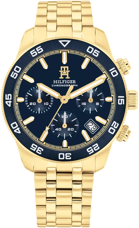 Laikrodis TOMMY HILFIGER 1792158. Kvarcas, Spalva mėlyna. Žmogus.
