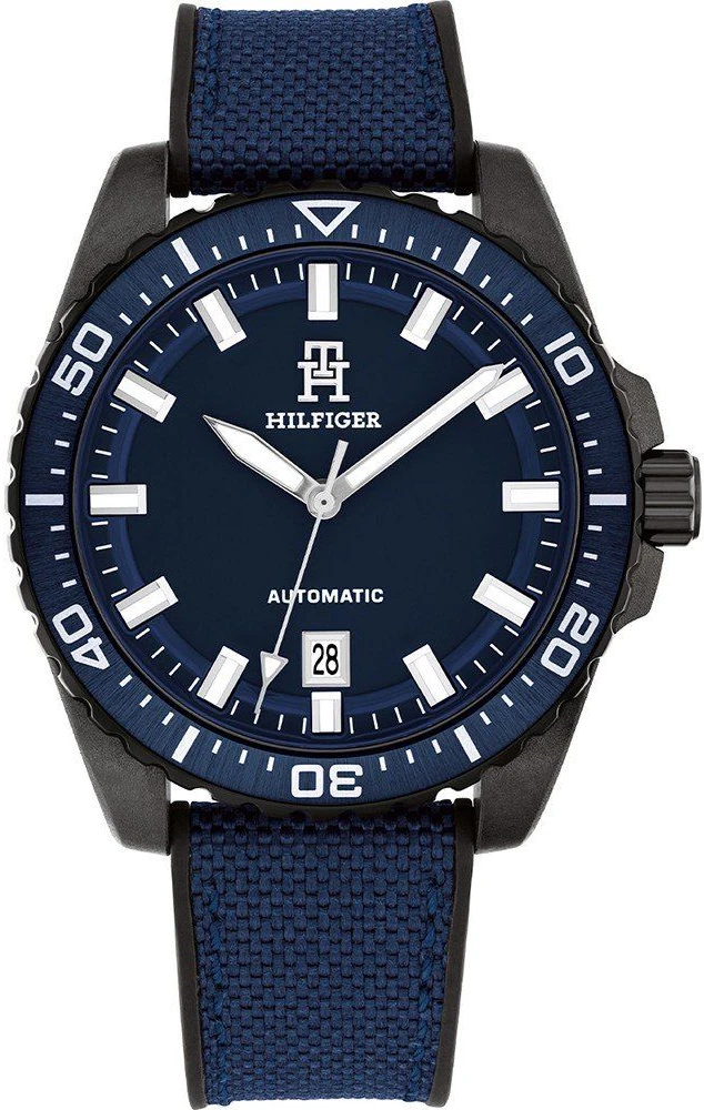 Laikrodis TOMMY HILFIGER 1792160. Automatyczny, Kolor mėlyna. Mężczyzna.