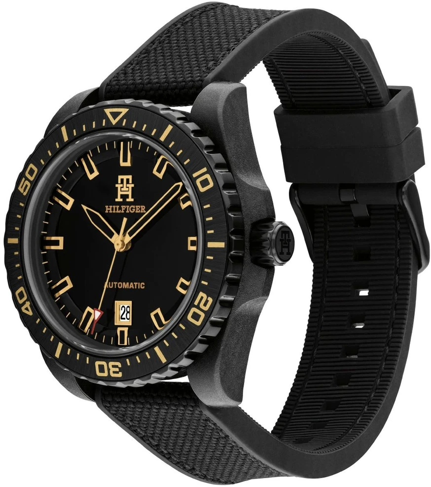 Laikrodis TOMMY HILFIGER 1792159. Automatyczny, Kolor juoda. Mężczyzna.
