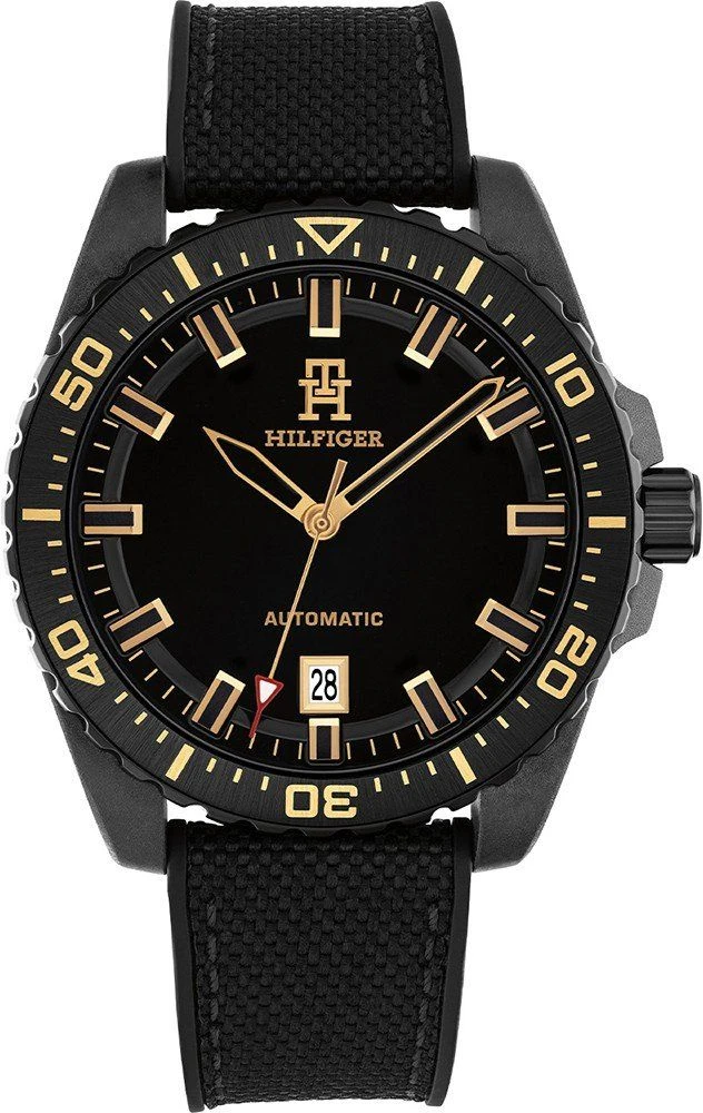 Laikrodis TOMMY HILFIGER 1792159. Automatyczny, Kolor juoda. Mężczyzna.