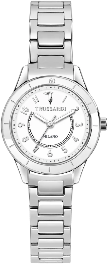 Laikrodis TRUSSARDI R2453151502. Kvarcinis, Balta Color. Moteriškas.