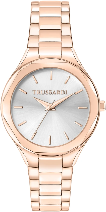Laikrodis TRUSSARDI R2453157503. Kvarcinis, Balta Color. Moteriškas.