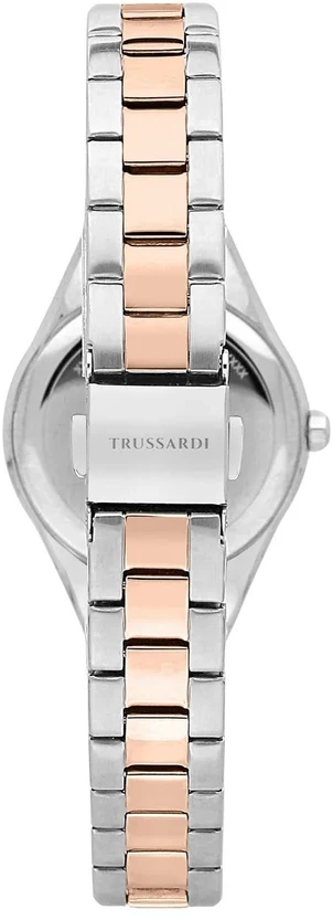 Laikrodis TRUSSARDI R2453157509. Kwarcowy, Kolor pilka. Kobieta.