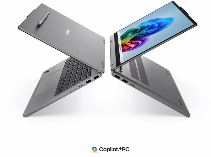 Lenovo IdeaPad 5 2-in-1 14Q8Y11 14" WUXGA lietimui jautrus nešiojamas kompiuteris Snapdragon X2 Plus 16GB/512GB SSD Windows 11 Copilot+PC