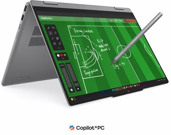 Lenovo IdeaPad 5 2-in-1 14Q8Y11 14" WUXGA lietimui jautrus nešiojamas kompiuteris Snapdragon X2 Plus 16GB/512GB SSD Windows 11 Copilot+PC