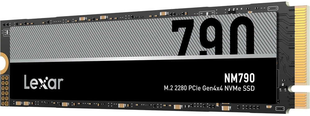 Lexar | SSD | NM790 | 512 GB | SSD form factor M.2 2280 | Solid-state drive sąsaja M.2 NVMe | Skaitymo greitis 7200 MB/s | Rašymo greitis 4400 MB/s
