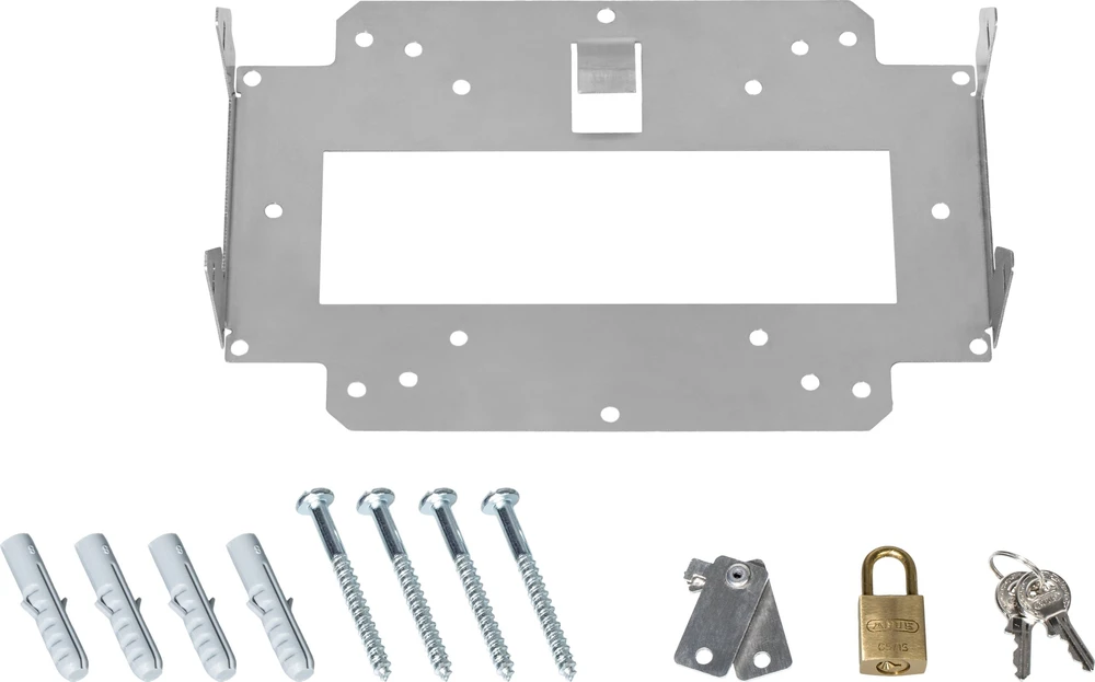 Maršrutizatorius Carruzzo LANCOM Wall Mount + Lock (LN, Bulk 10) Metalinis