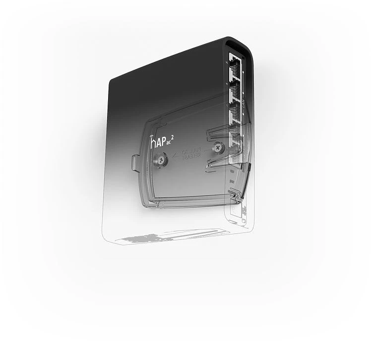 MikroTik hAP ac2 bokštinis WiFi maršrutizatorius, RBD52G-5HacD2HnD-TC, dviejų juostų, 5x RJ45 1000Mb/s, 1x USB