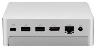 Mini kompiuteris Asus ASUS Ascent QN10 QN10-VQ0008NN Copilot+ PC Snapdragon X2E-88-100 32 GB LPDDR5x-SDRAM 512 GB SSD Windows 11 Pro Sidabrinis