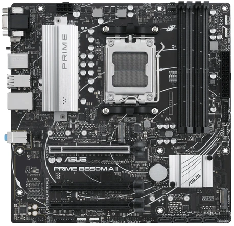 ASUS Prime B650M-A II-CSM, AMD B650 pagrindinė plokštė, AM5 lizdas, DDR5