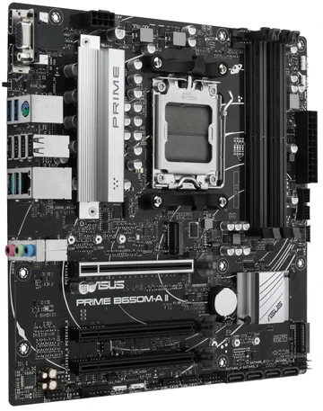 ASUS Prime B650M-A II-CSM, AMD B650 pagrindinė plokštė, AM5 lizdas, DDR5