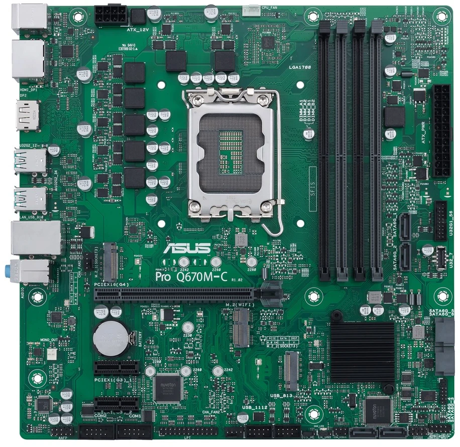 Pagrindinė plokštė Asus Pro Q670M-C-CSM