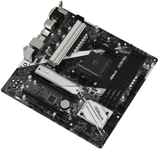 Pagrindinė plokštė Mātesplate ASRock A520M PRO4