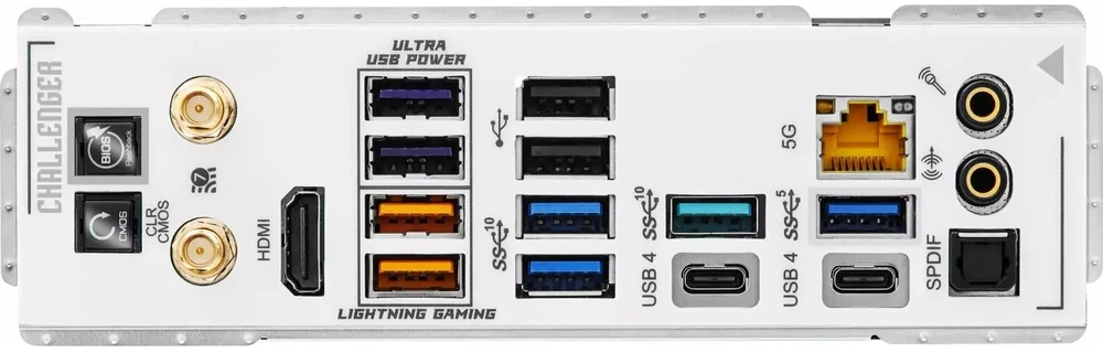 Pagrindinė plokštė Pamatplāksne ASRock ASRock X870E Challenger WiFi Baltas AM5 ATX HDMI/USB-C D