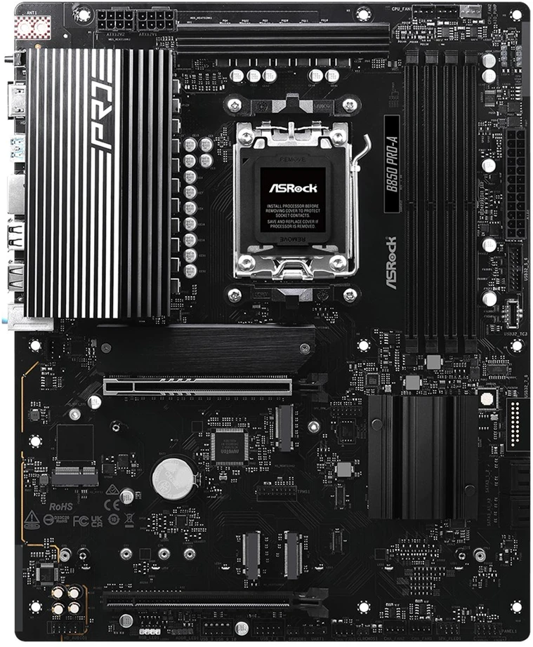 Pagrindinė plokštė Pamatplāksne ASRock B850 PRO-A