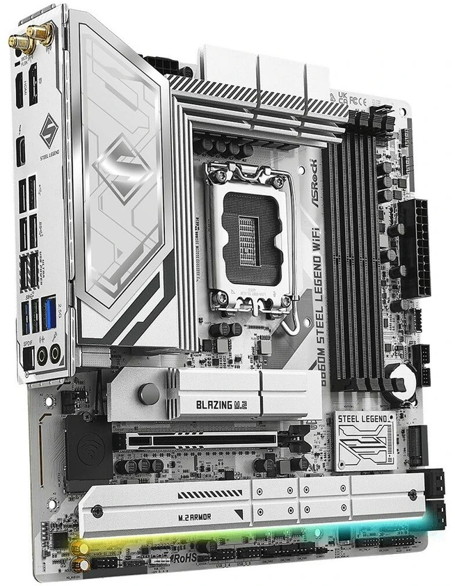 Pagrindinė plokštė ASRock B860M Steel Legend WiFi
