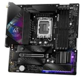 Pagrindinė plokštė ASROCK MB Desktop Z890 Riptide Wi-Fi S1851, 4x DDR5, 1x PCIe 5.0 x16, 1x PCIe 4.0 x16, 1x PCIe 3.0 x1, 1x Blazing M.2, 4x Hyper M.2, 8x USB-6x3, 8x USB-6x3 USB 2.0, Killer E3100 2,5 GB, 802.11be Wi-Fi 7 + Bluetooth, 1x HDMI, 1x DP 1.4, ATX