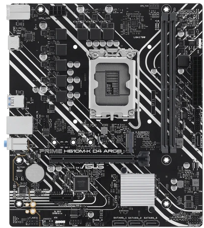 Pagrindinė plokštė Pamatplate Asus PRIME H610M-K D4 ARGB