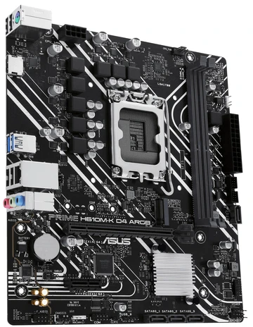 Pagrindinė plokštė Pamatplate Asus PRIME H610M-K D4 ARGB