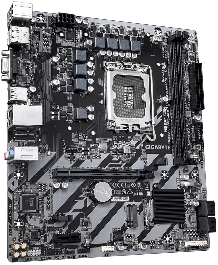 Pagrindinė plokštė Pamatplate Gigabyte H810M S2H