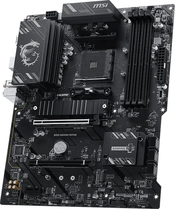 Pagrindinė plokštė Plokštė MSI B550-S WiFi6E (B550, AM4, ATX, DDR4)