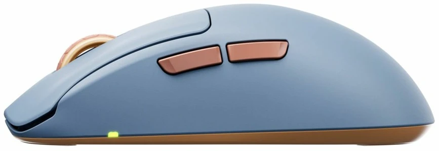 Pelė Cherry XTRFY M68 Wireless (hellblau/kupfer)