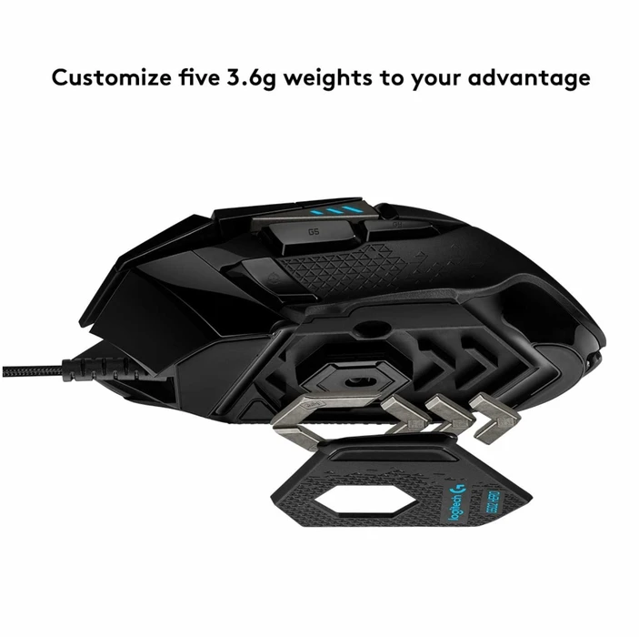 Pelė Logitech G502 HERO (Juodas)