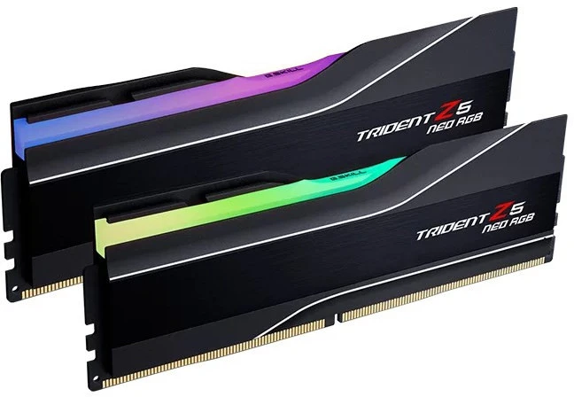 RAM Atmiņa G.Skill Trident Z5 Neo RGB, DDR5, 32 GB, 8000MHz, CL38 (F5-8000J3848H16GX2-TZ5NR)