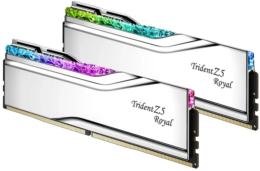 RAM Atmintis G.Skill Trident Z5 Royal, DDR5, 48 GB, 8000MHz, CL40 (F5-8000J4048F24GX2-TR5S)