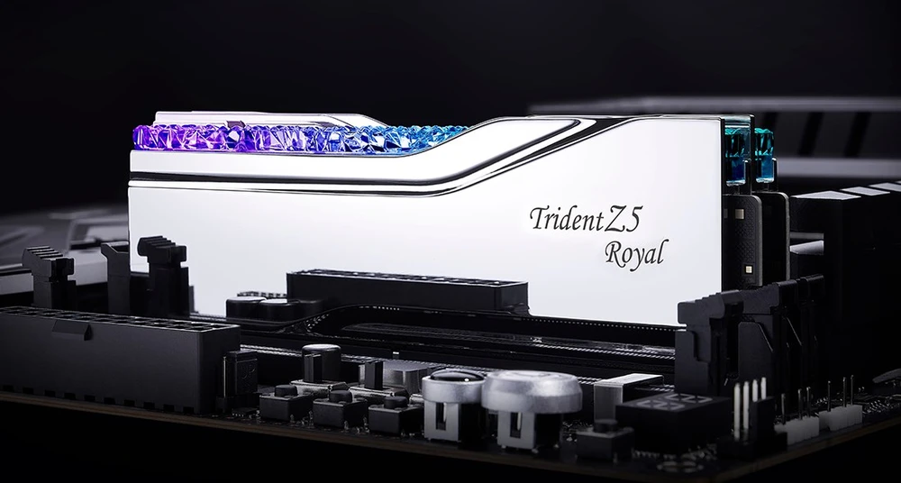 RAM Atmintis G.Skill Trident Z5 Royal, DDR5, 48 GB, 8000MHz, CL40 (F5-8000J4048F24GX2-TR5S)